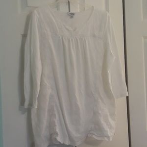 White blouse. LUCKY BRAND